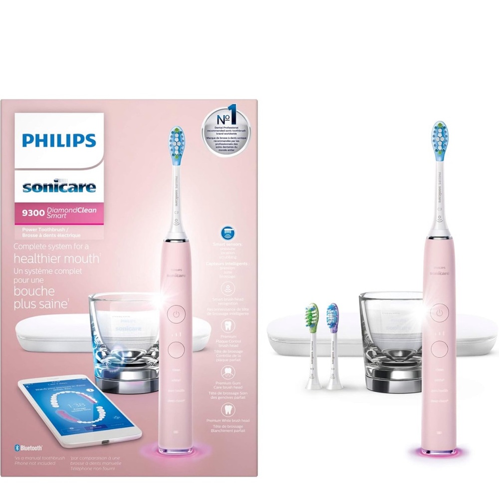 Philips Diamond Clean Smart Sonic Electric Toothbrush with App, Hx9903/21,1Pound